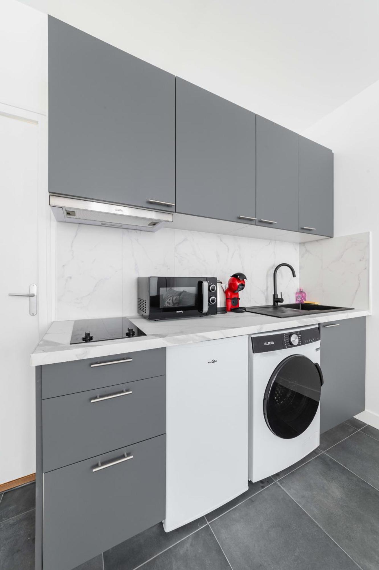 Ferienwohnung 2 Pieces Refait Neuf Metro Jaures - Paris 19 - 4P - Flat-Guest Exterior foto